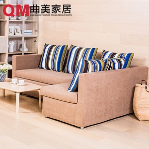 曲美沙发 多功能折叠沙发床 小户型储物布艺沙发床两用